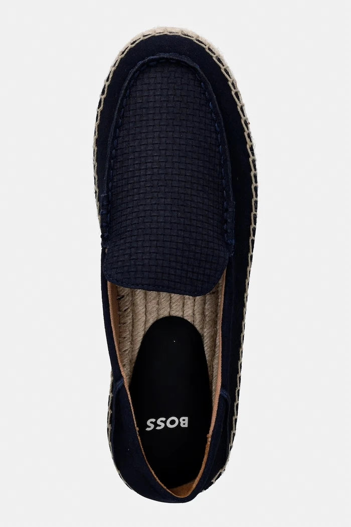 BOSS Erkek Nubuk Espadril Madeira
