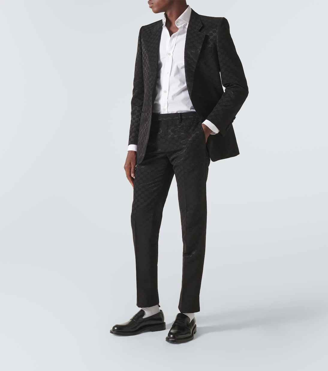 Gucci - GG cotton-blend straight pants