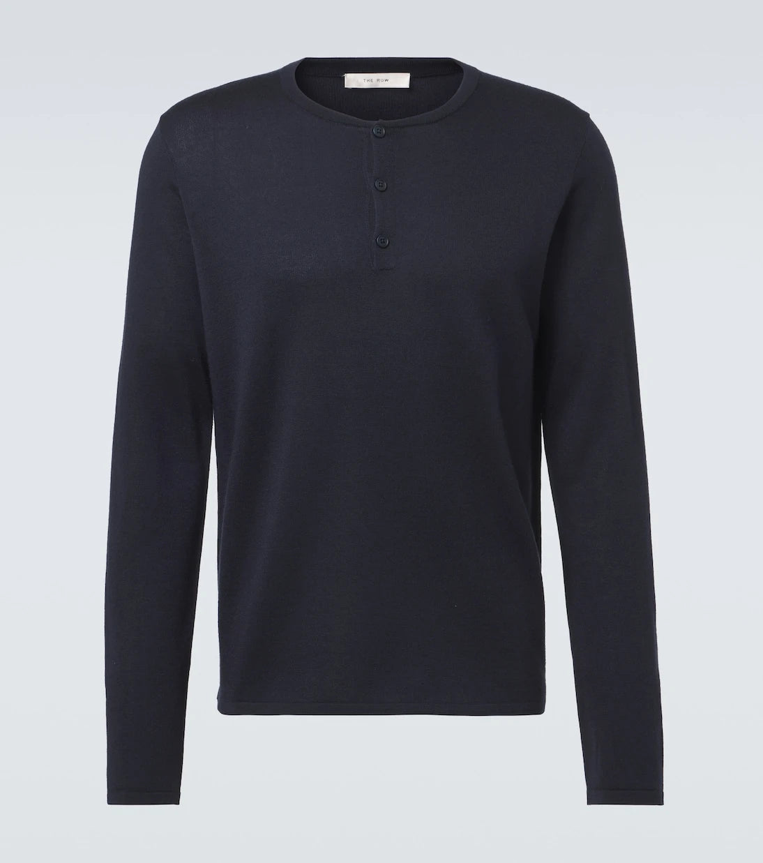 The Row - Ayan cashmere and silk Henley shirt
