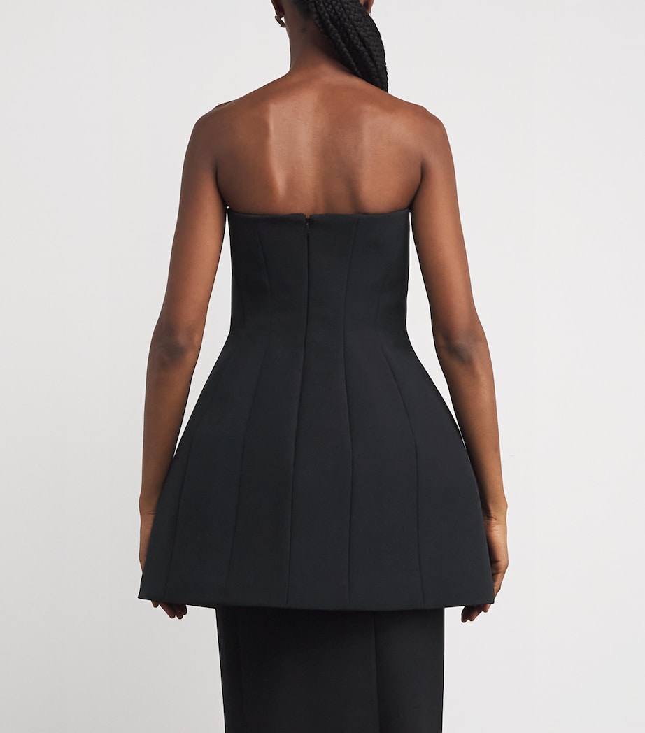 Structured Mini Dress BLACK