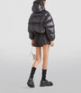 Prada Black Crop Re-Nylon Puffer Jacket