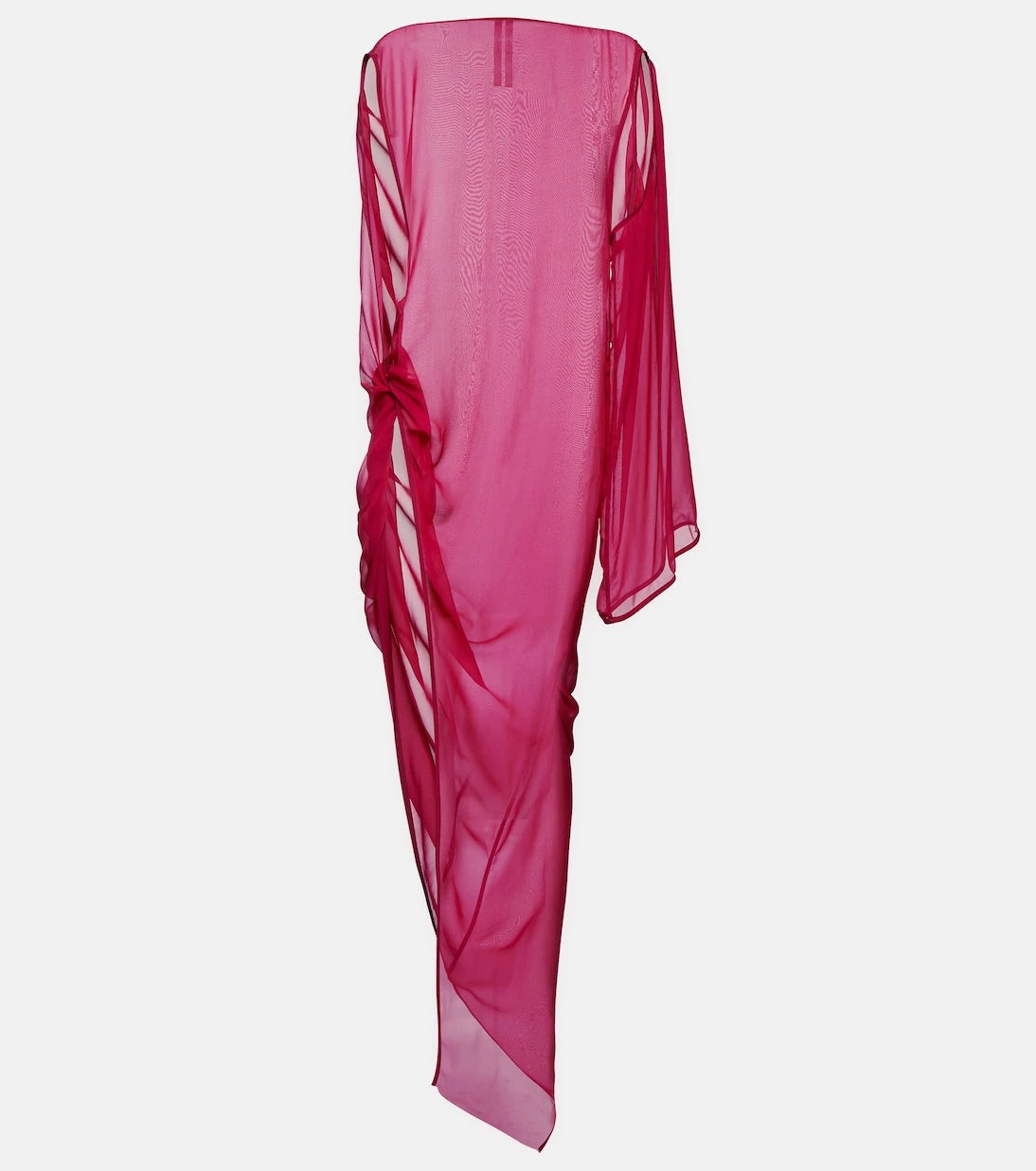 Rick Owens - Abito draped silk maxi dress