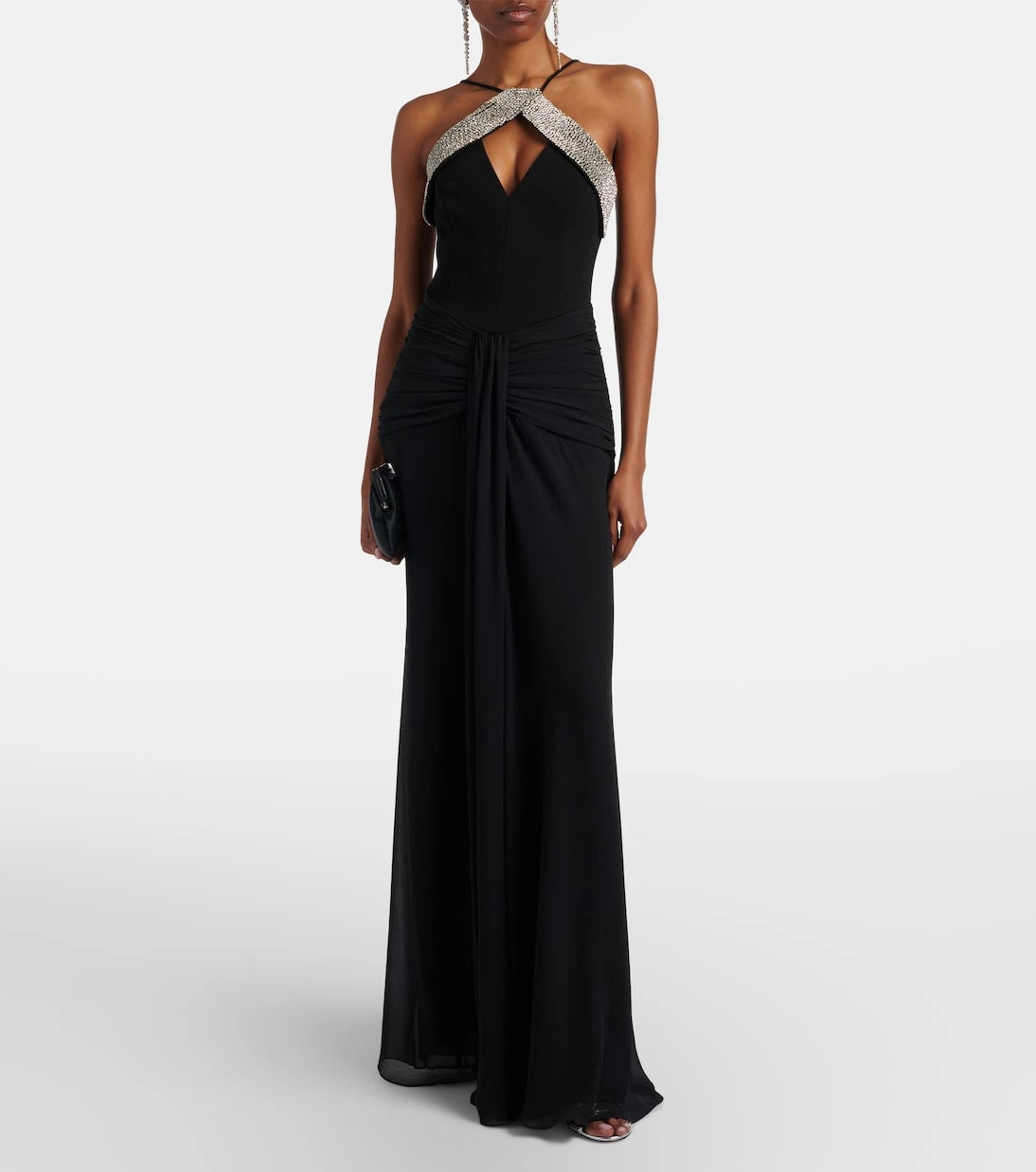 Rebecca Vallance - Astros embellished draped gown