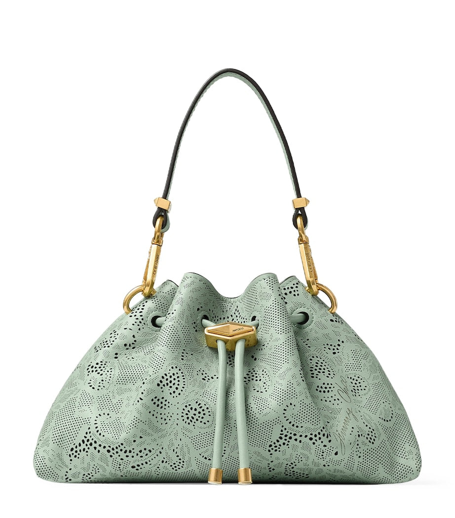 Jimmy Choo Cinch Small Leather Shoulder Bag