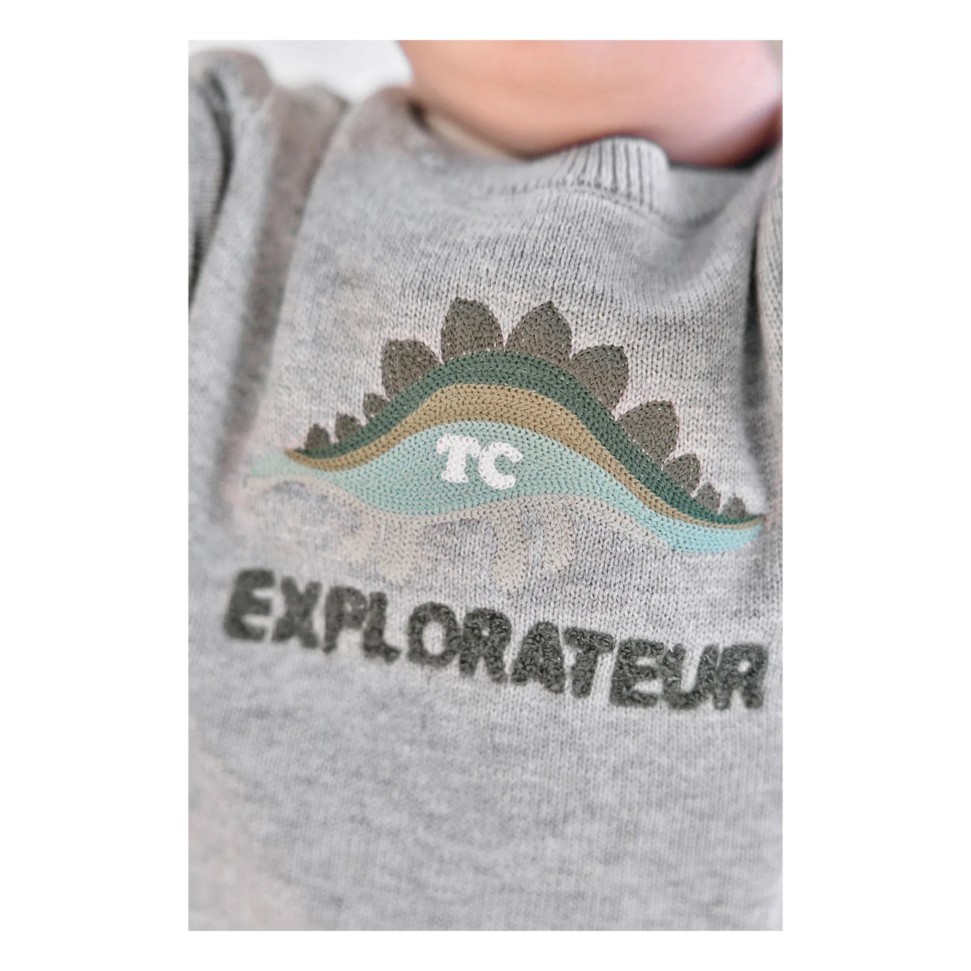 Tartine et Chocolat - Chiné Explorateur Sweater  | Grey