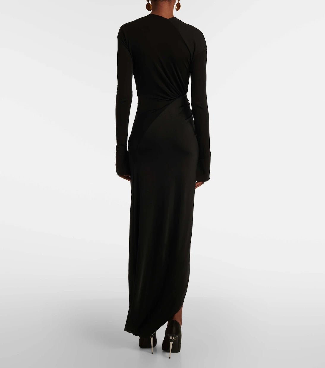 Victoria Beckham - Knot-detail jersey gown