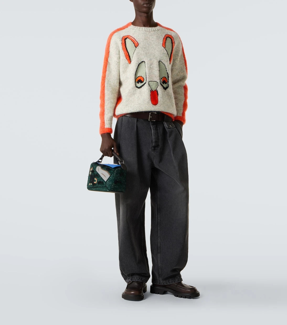 Loewe - x Louis Wain intarsia wool-blend sweater