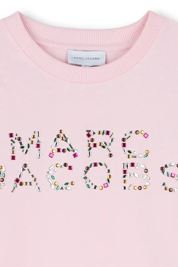Детска памучна тениска Marc Jacobs