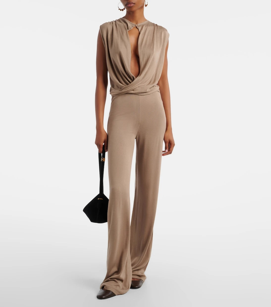 Aya Muse - Esme silk-blend straight pants