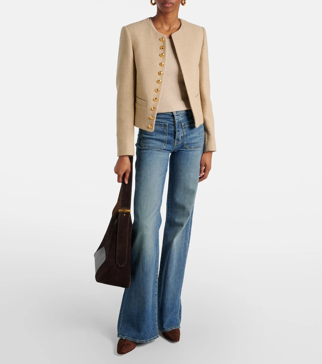 Staud - Wally 55 suede ankle boots