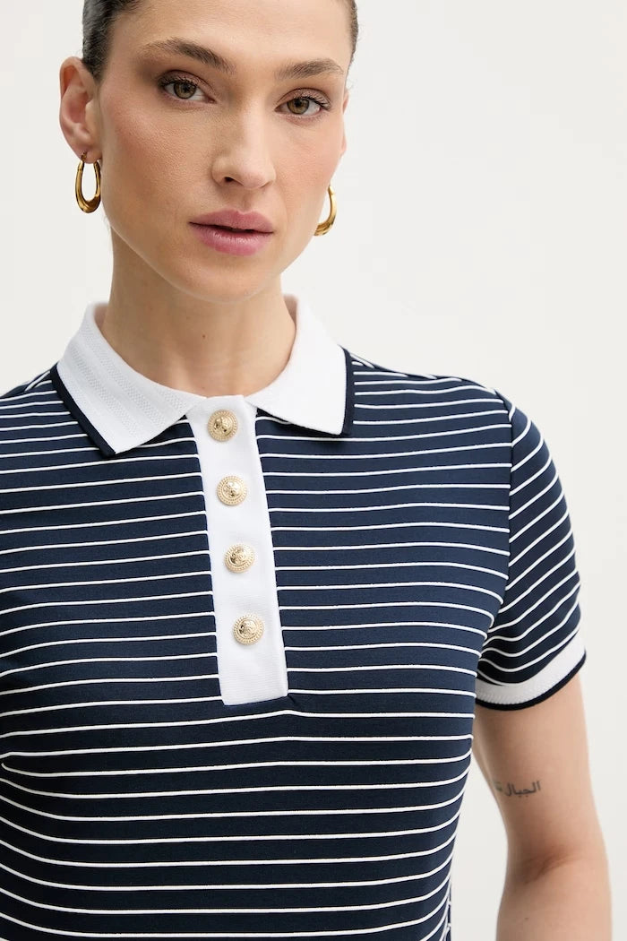 Guess yakalı kadın tişörtü ALPHONSINE