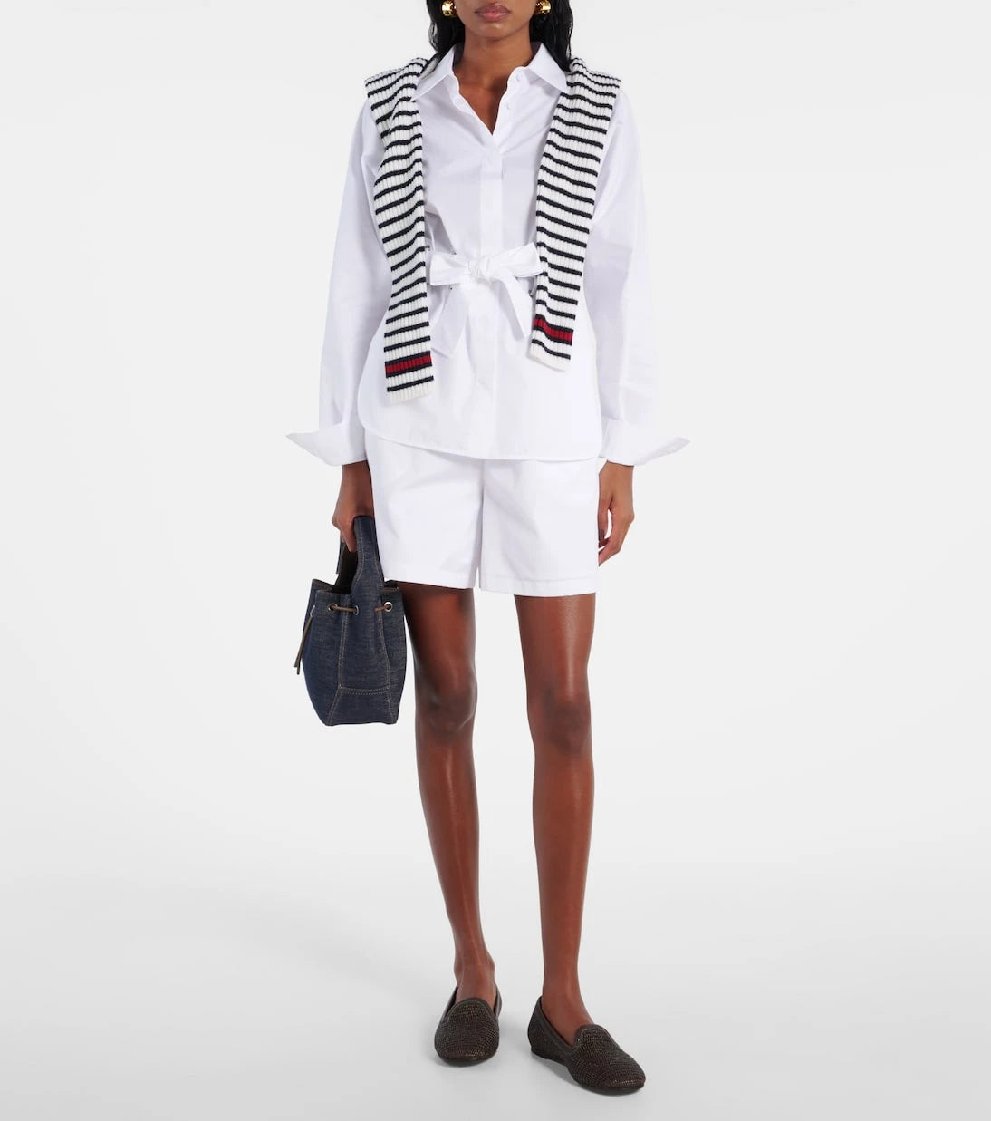 Max Mara - Juglas cotton blouse