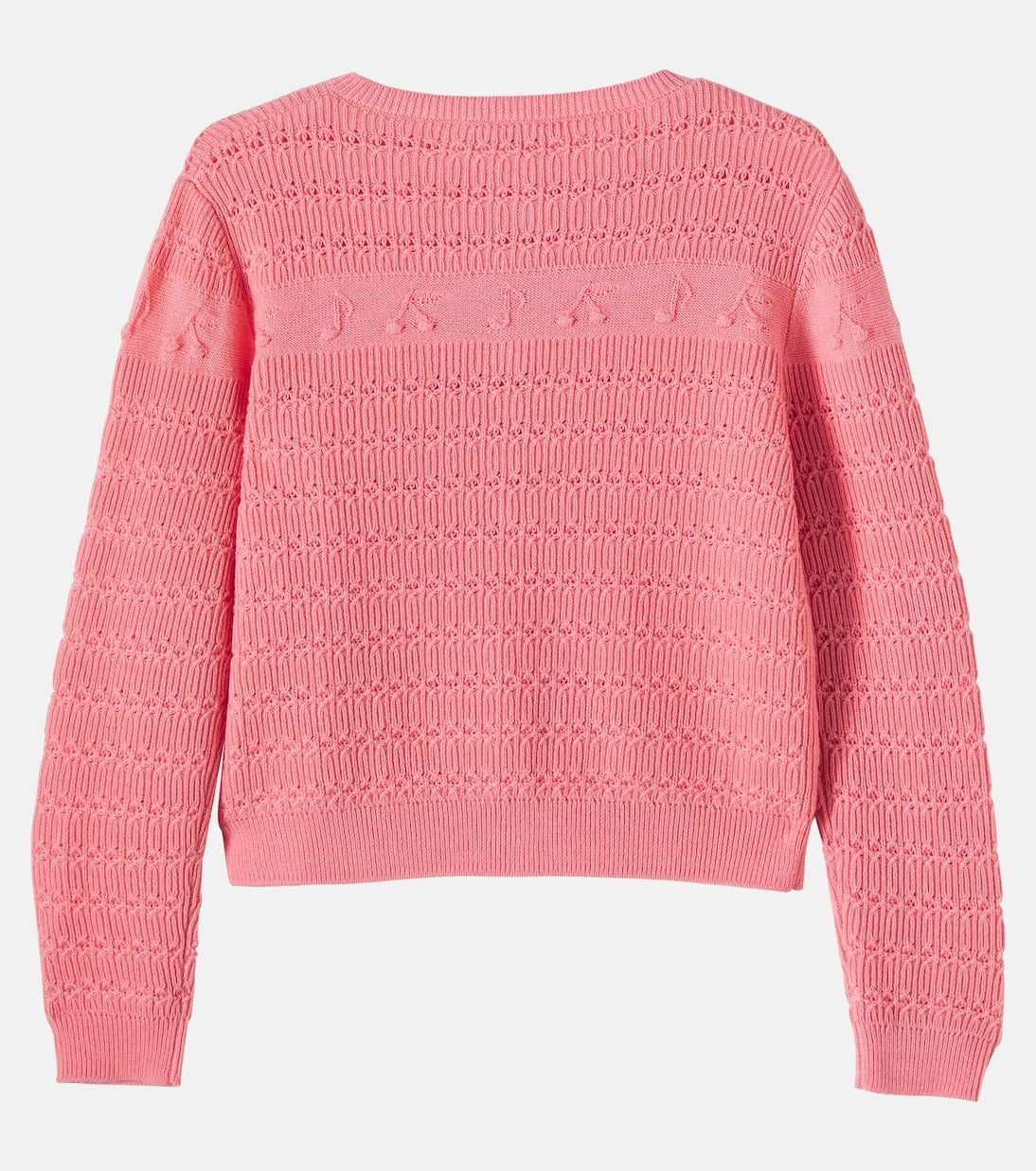 Bonpoint - Mia embroidered wool and cotton cardigan