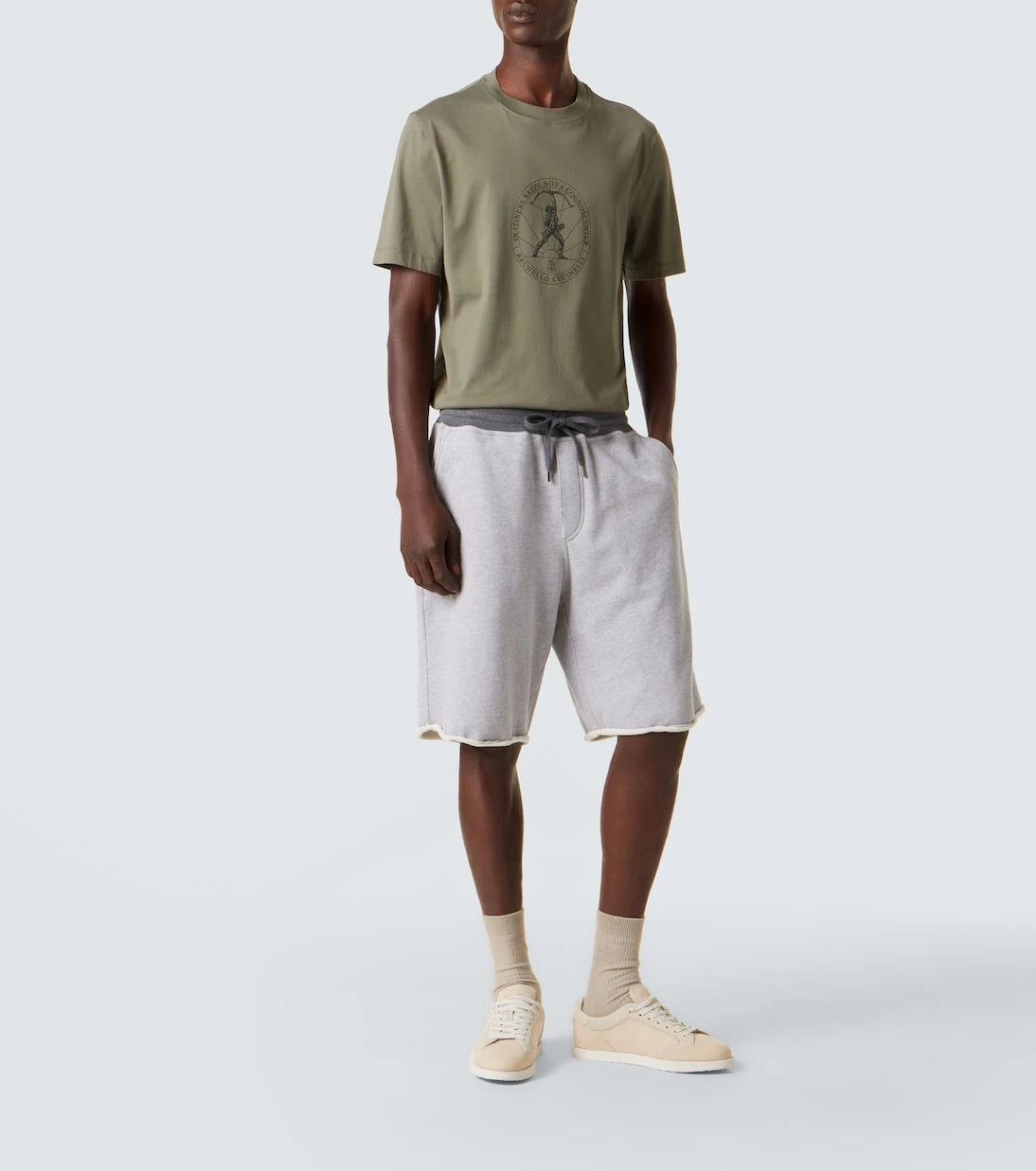 Brunello Cucinelli - Printed cotton jersey T-shirt