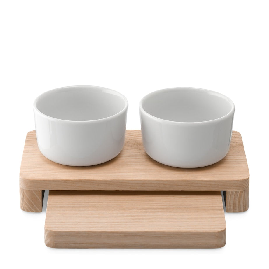 Porcelain Collective Serving Bowls and Tray Set
