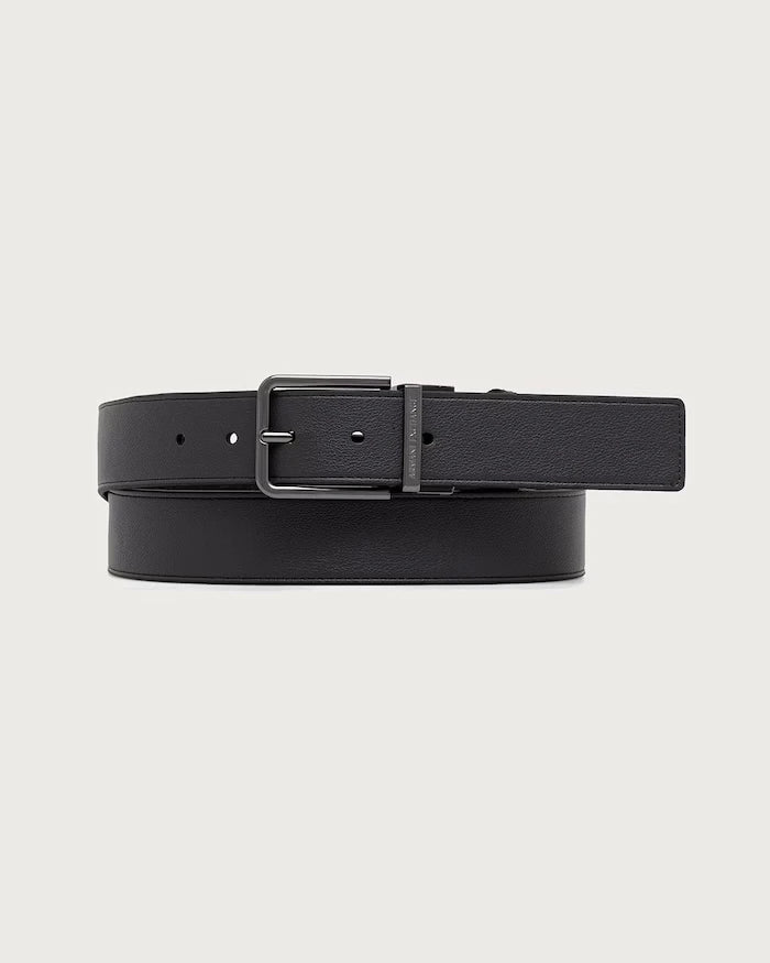 Armani Exchange çift taraflı erkek suni deri kemer
