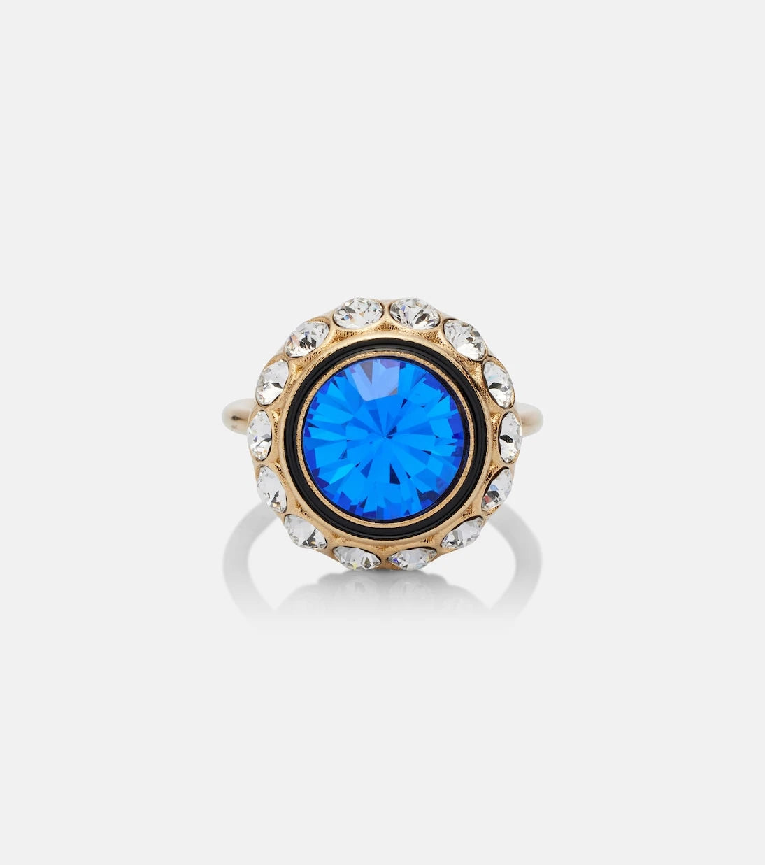 Valentino - VLogo crystal-embellished ring