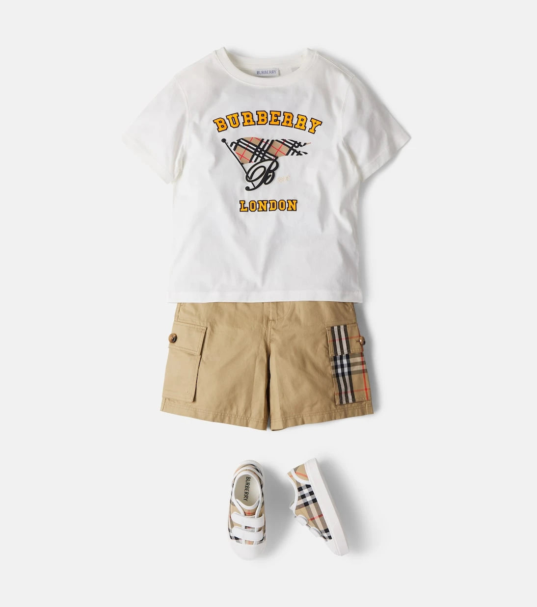Burberry Kids - Printed cotton jersey T-shirt