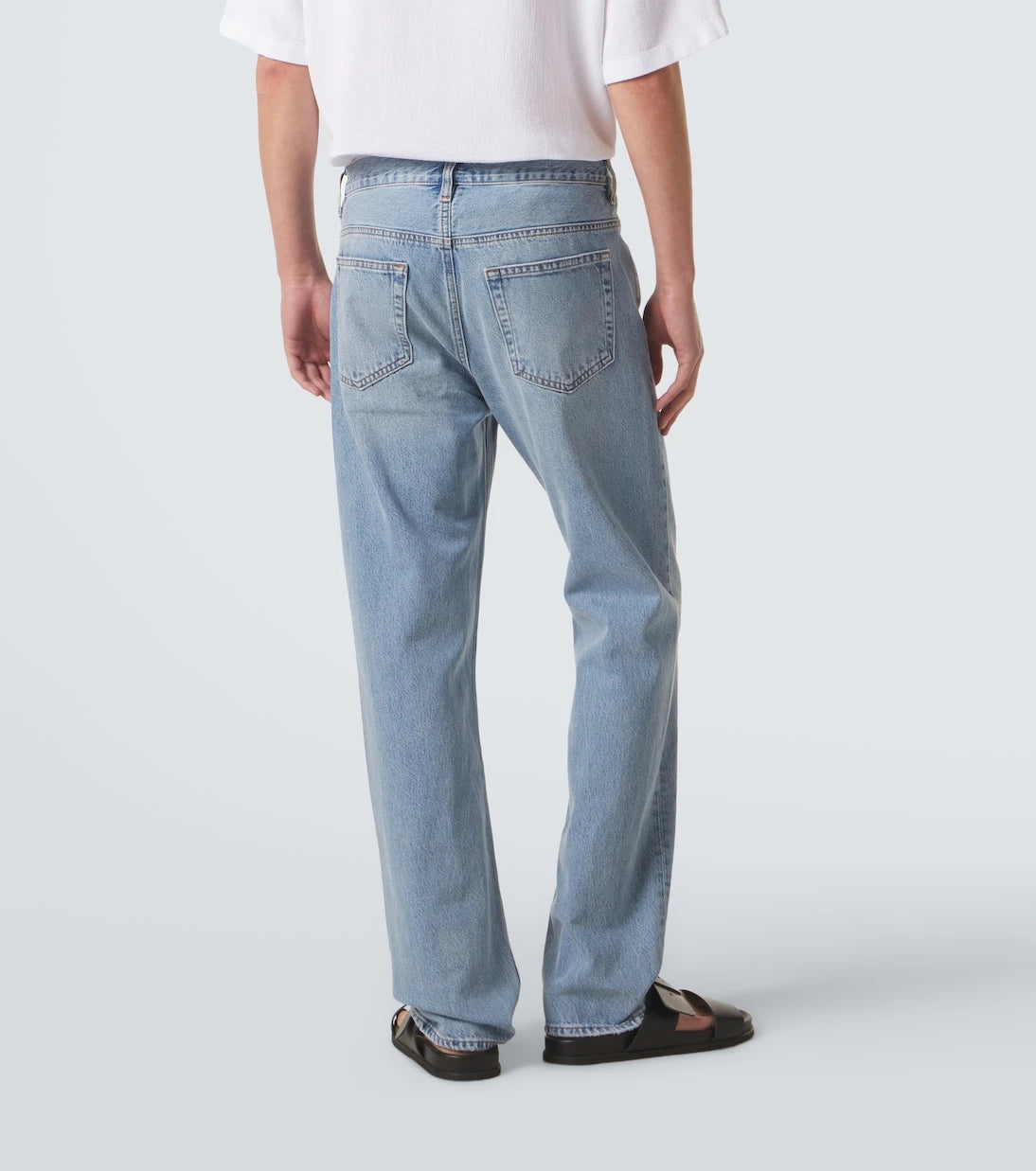 Frame - Mid-rise straight jeans