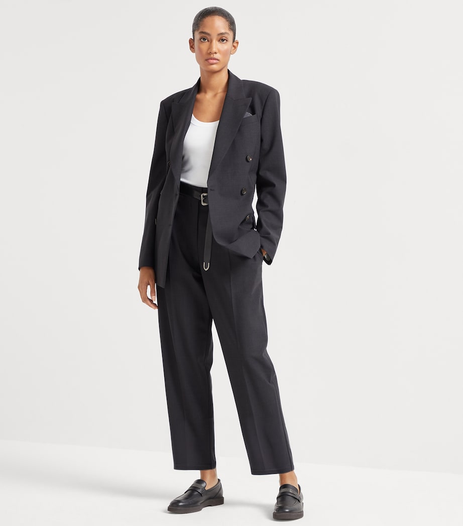 Brunello Cucinelli White Stretch-Cotton Ribbed Tank Top