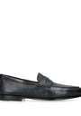 Grained Leather Carlo Loafers
