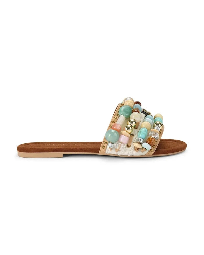Kurt Geiger London Southbank Beaded Flat Kadın Terlik