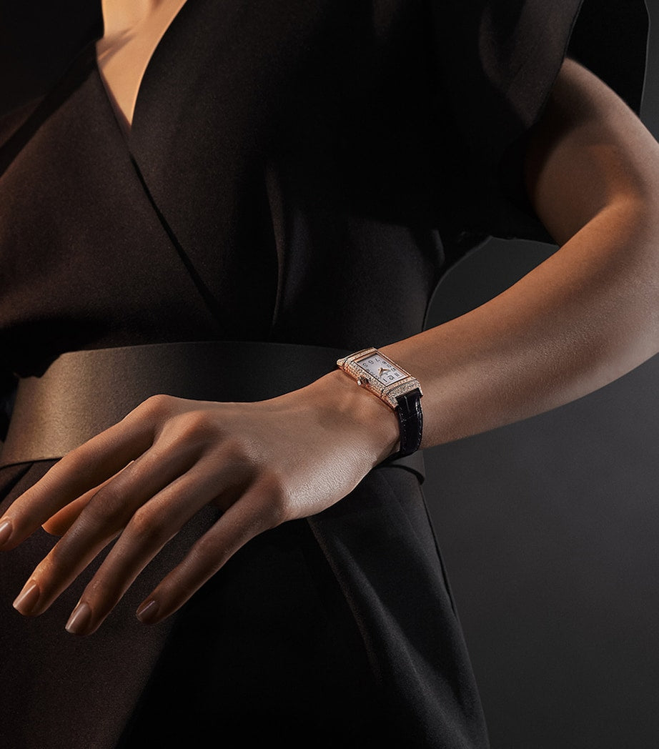 Pink Gold Reverso One Jewellery Watch 20mm