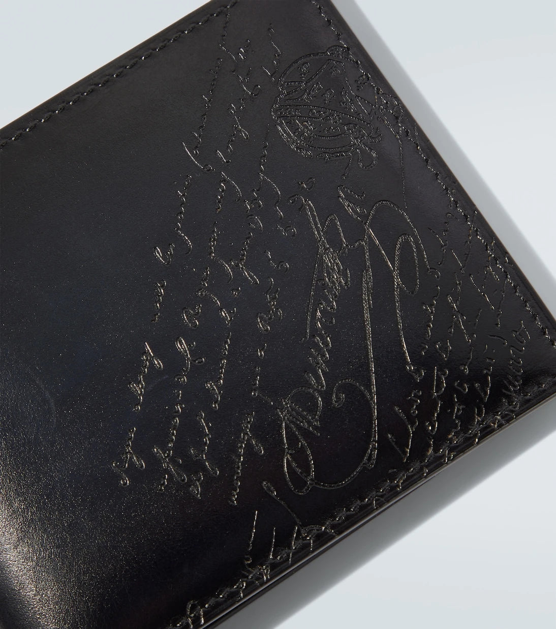 Berluti - Makore Scritto leather bifold wallet