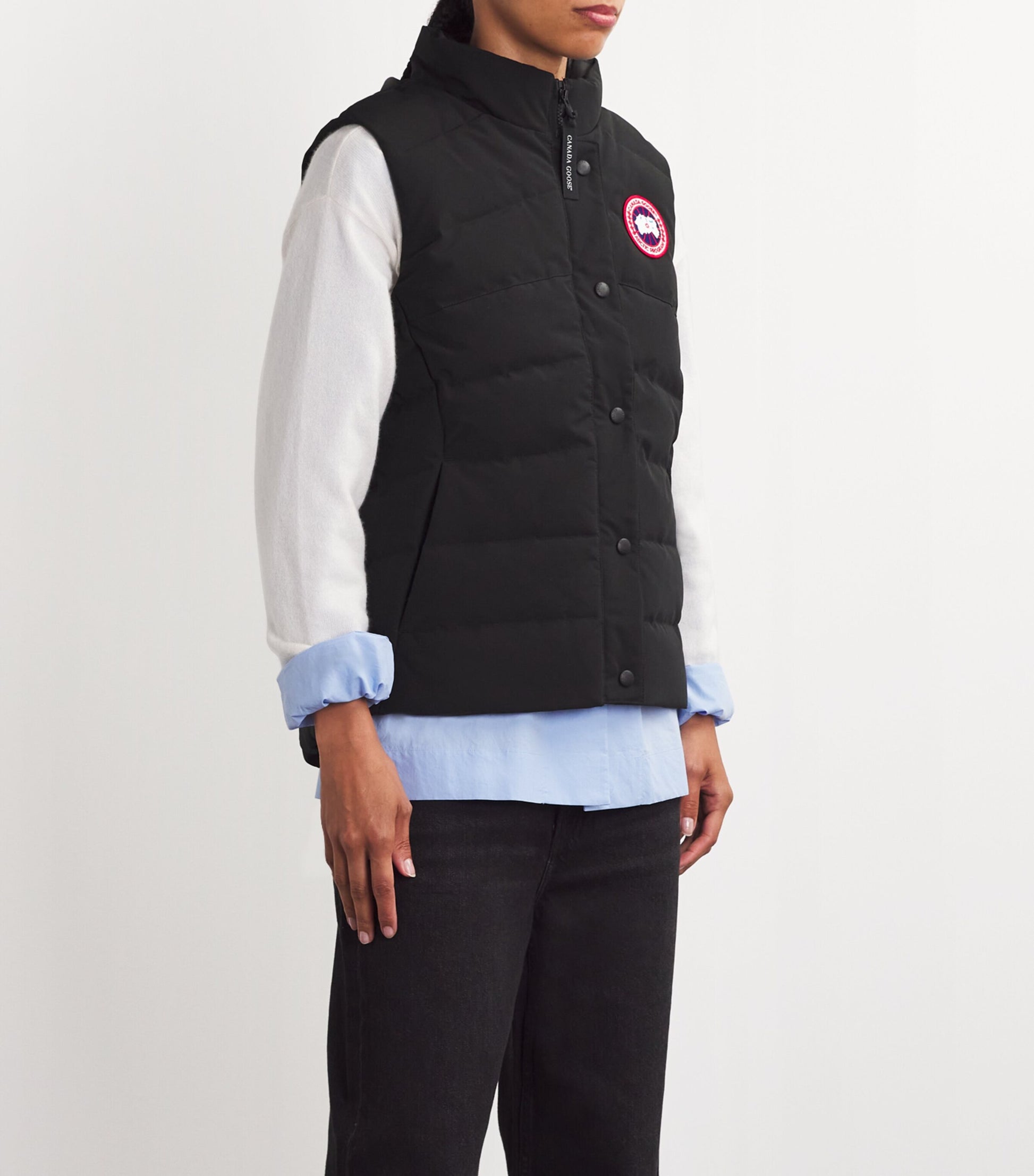 Canada Goose Black Down-Filled Padded Freestyle Gilet