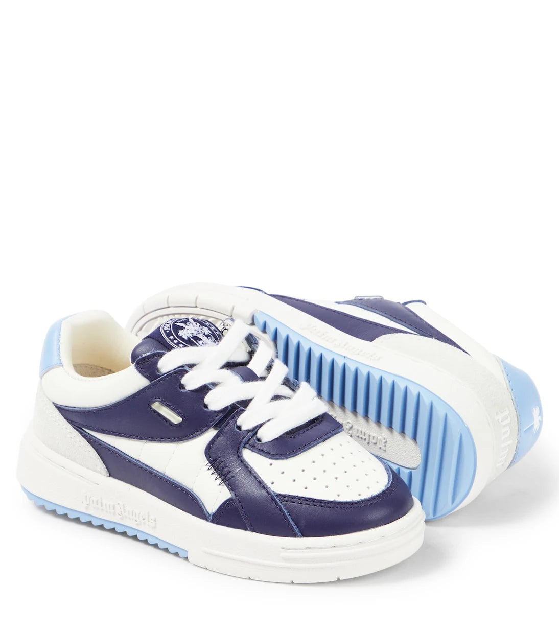 Palm Angels Kids - Palm University leather sneakers