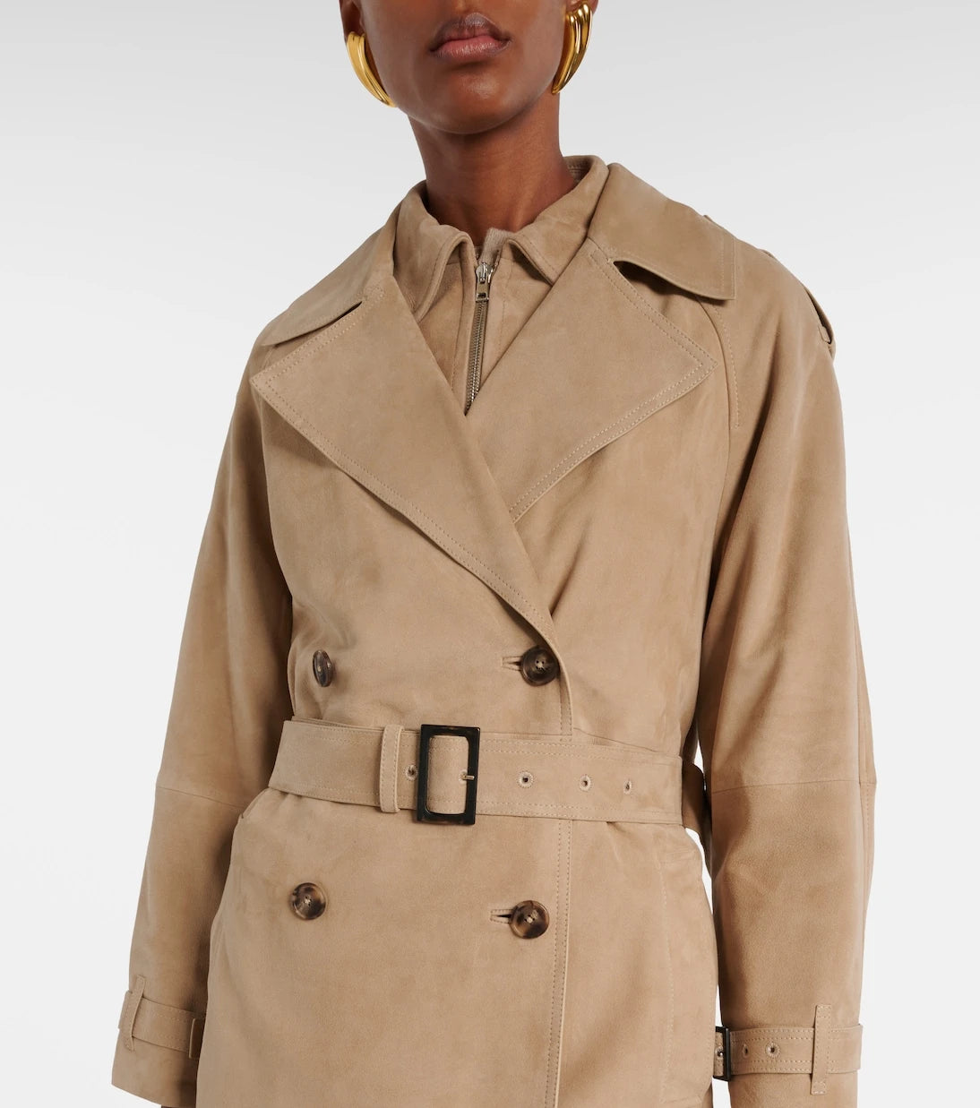 Yves Salomon - Suede trench coat