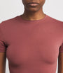 Skims Red Cotton Jersey T-Shirt
