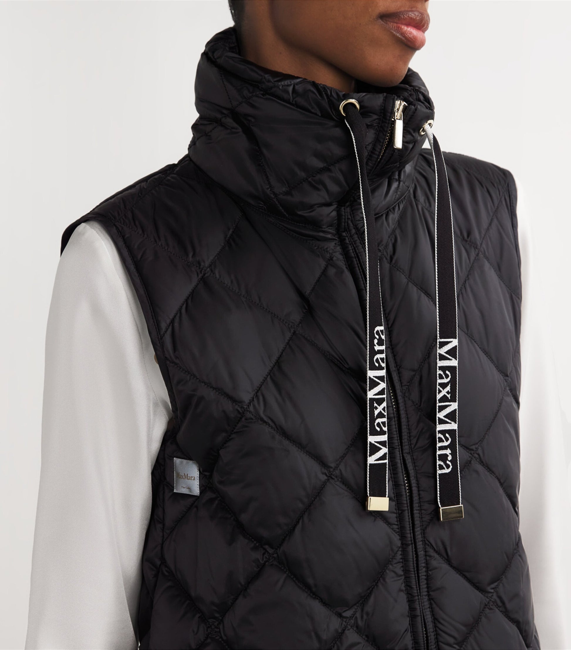 Black Down-Padded Gilet