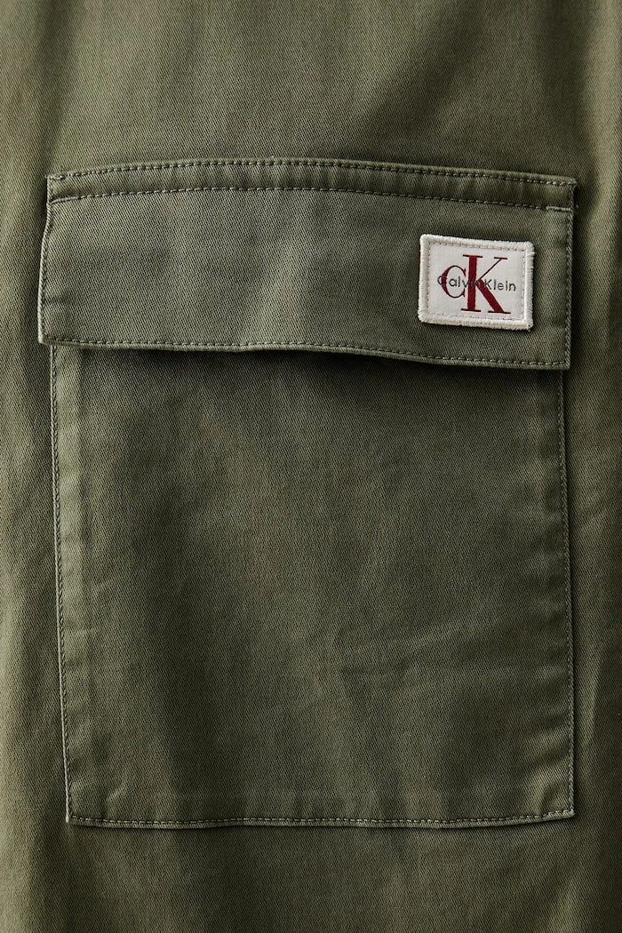 Calvin Klein Jeans erkek pamuk elastan safari gömlek