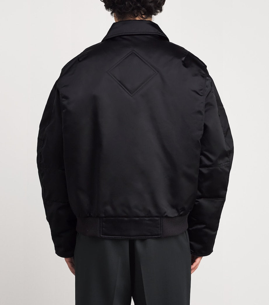 Canada Goose Black Down Seguin Aviator Bomber Jacket