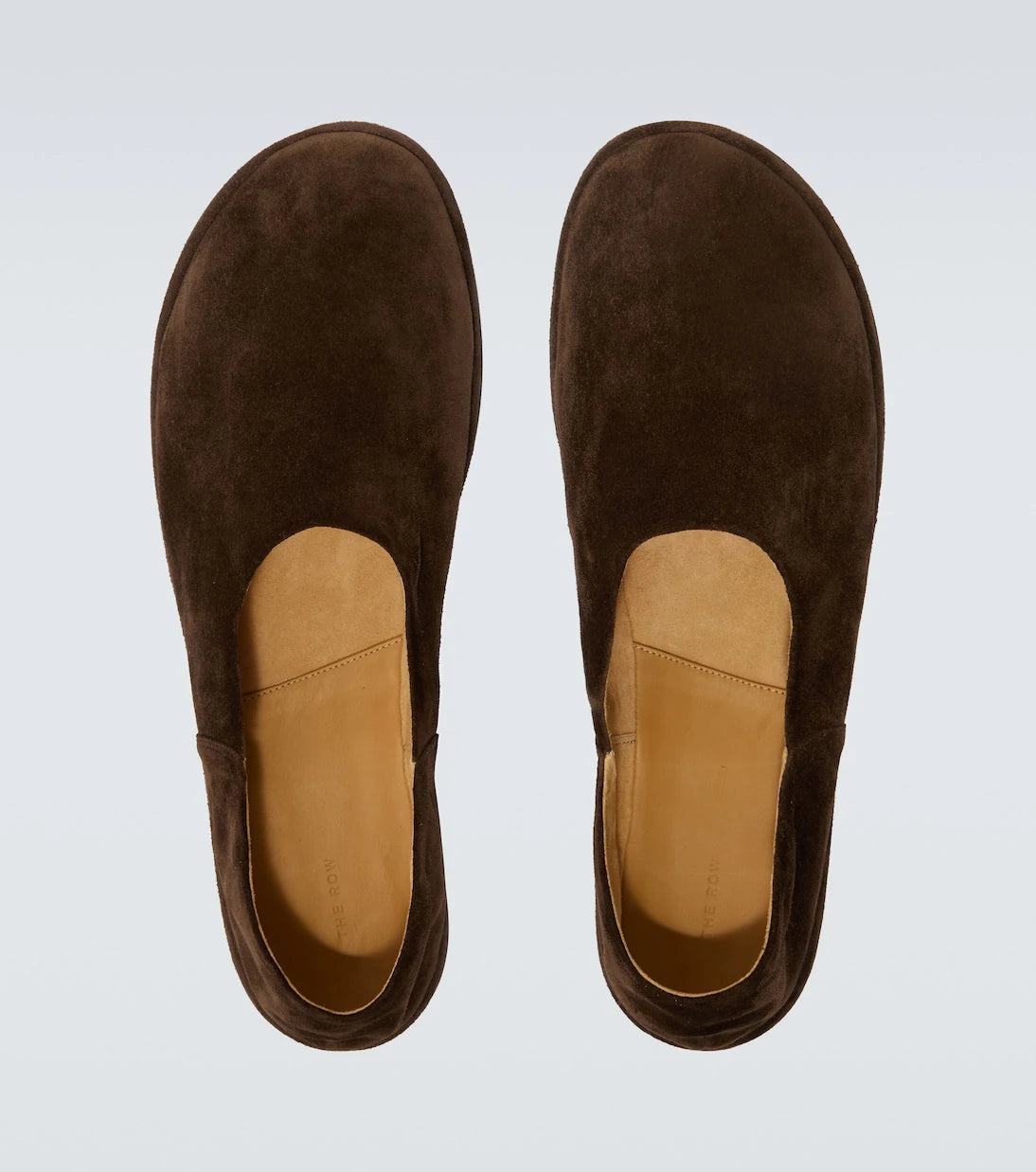 The Row - Canal suede slip-on shoes