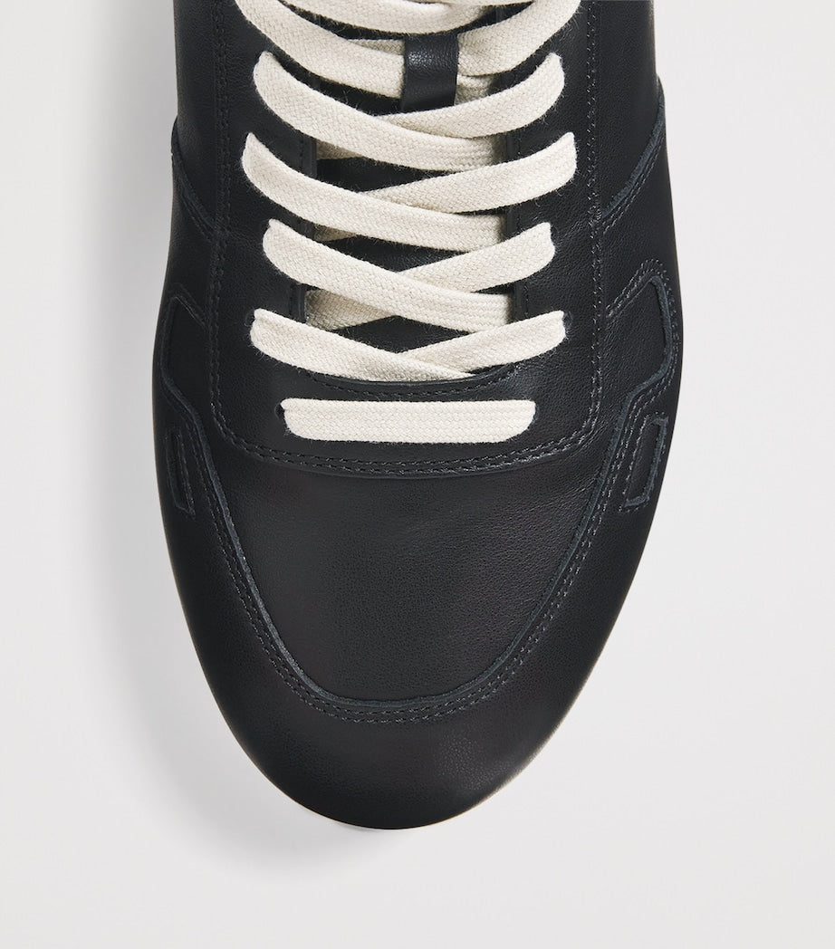 Leather Minimal Low-Top Sneakers