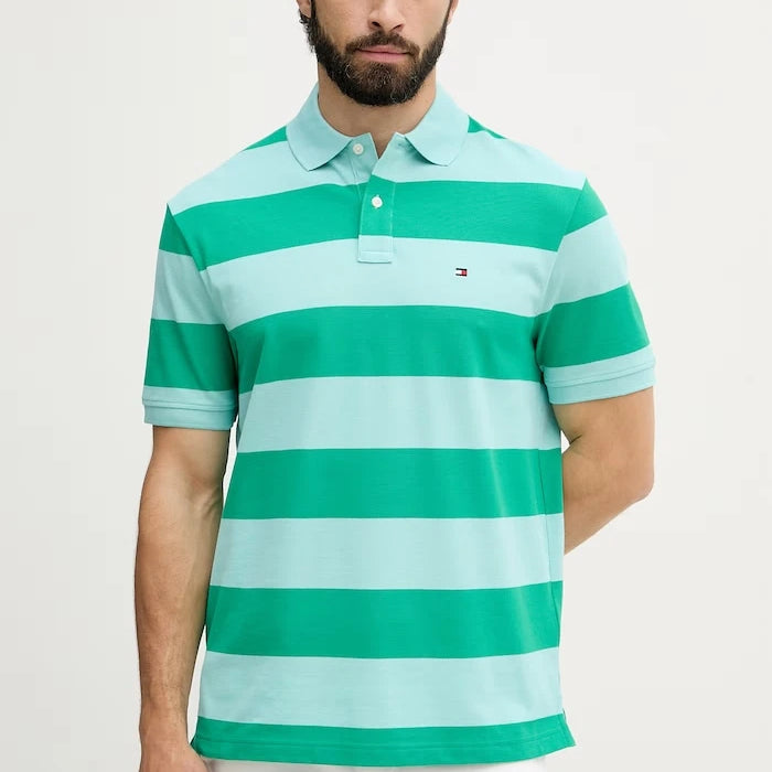 Tommy Hilfiger erkek pamuk ve elastan polo tişört