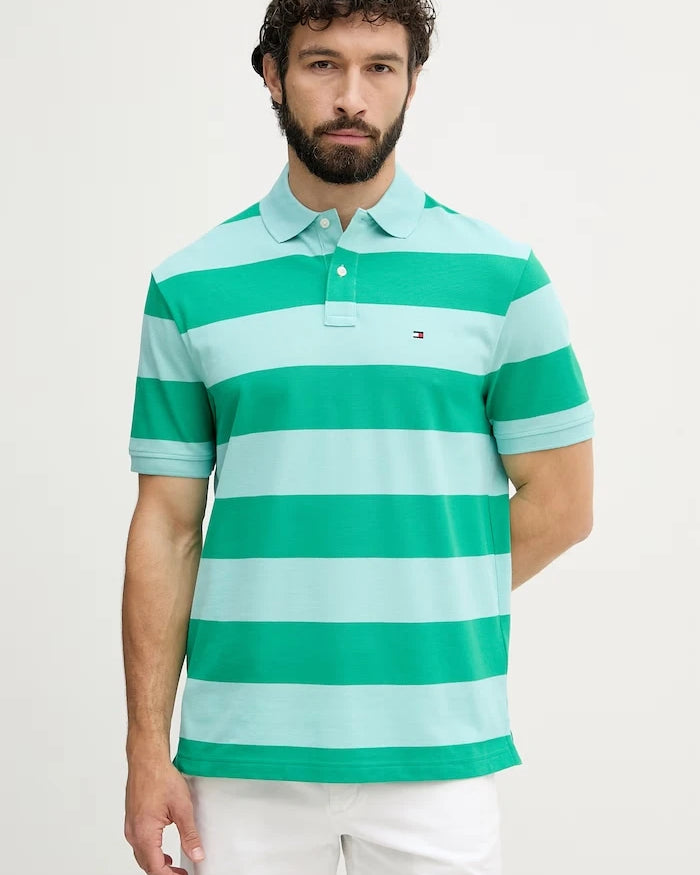 Tommy Hilfiger erkek pamuk ve elastan polo tişört