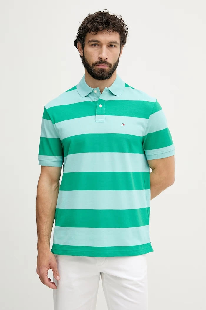 Tommy Hilfiger erkek pamuk ve elastan polo tişört