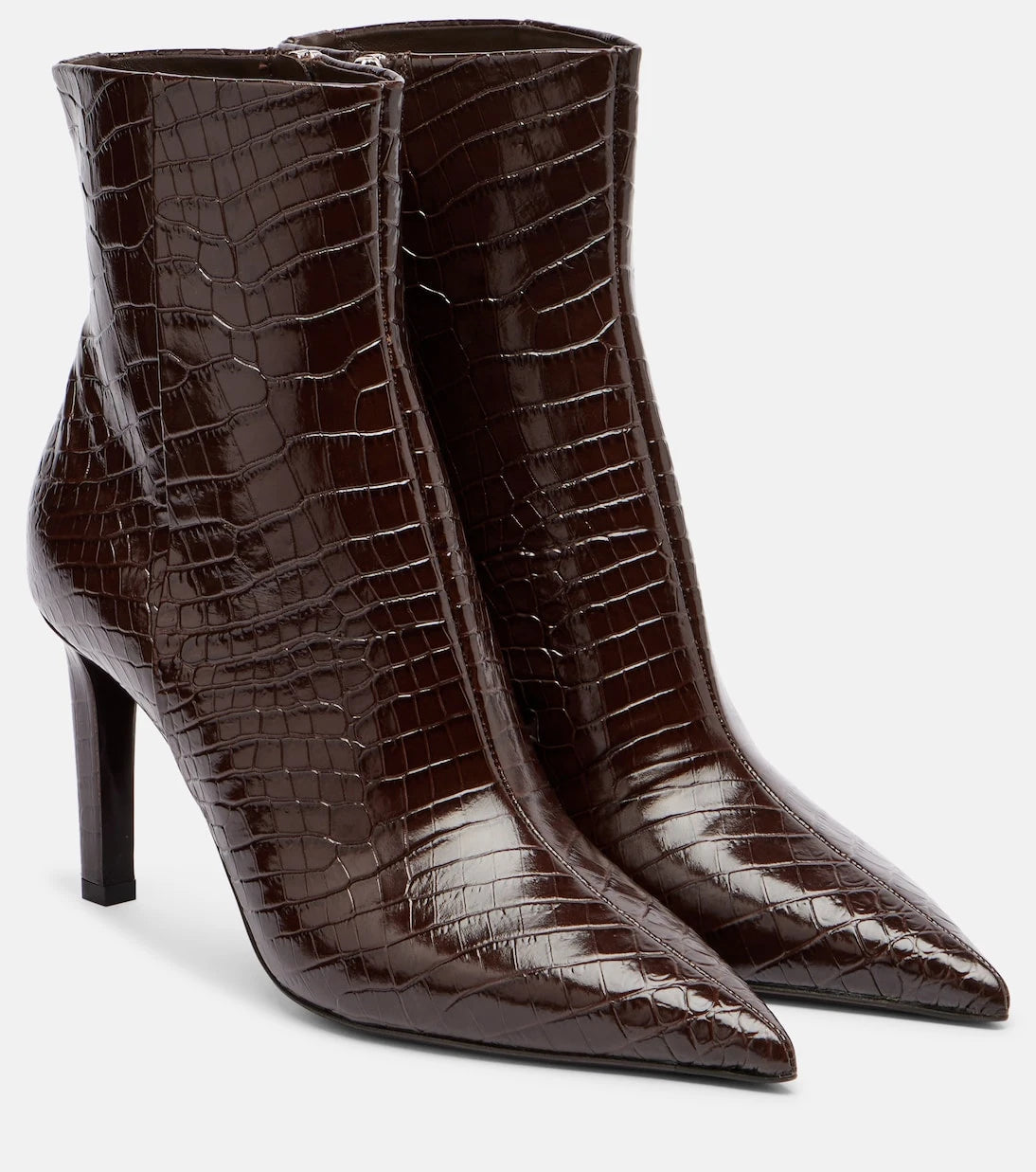 Jimmy Choo - جزمة الكاحل Frankie 85 الجلدية