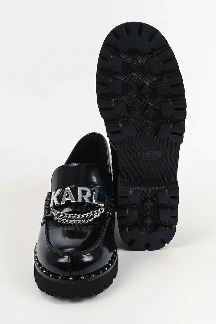 Кожени мокасини Karl Lagerfeld LOWELL