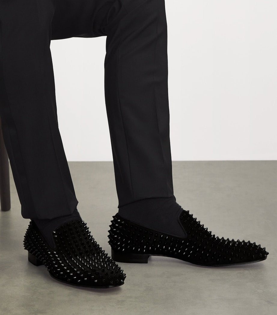 Dandelion Spikes Leather Loafers