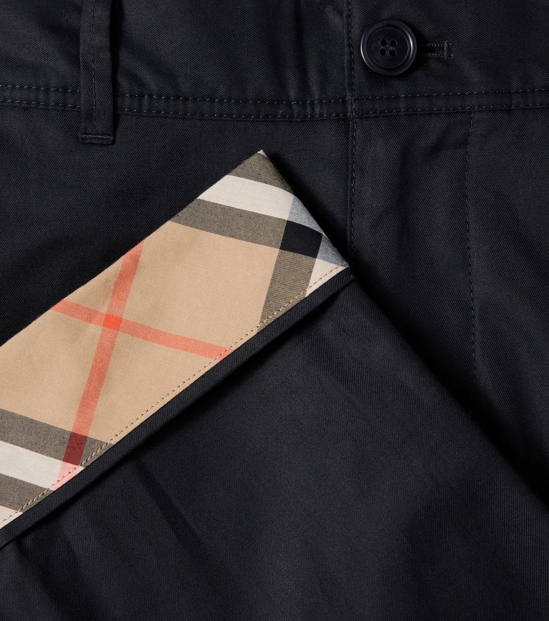 Burberry Kids - بنطلون بربري كاروهات قطن