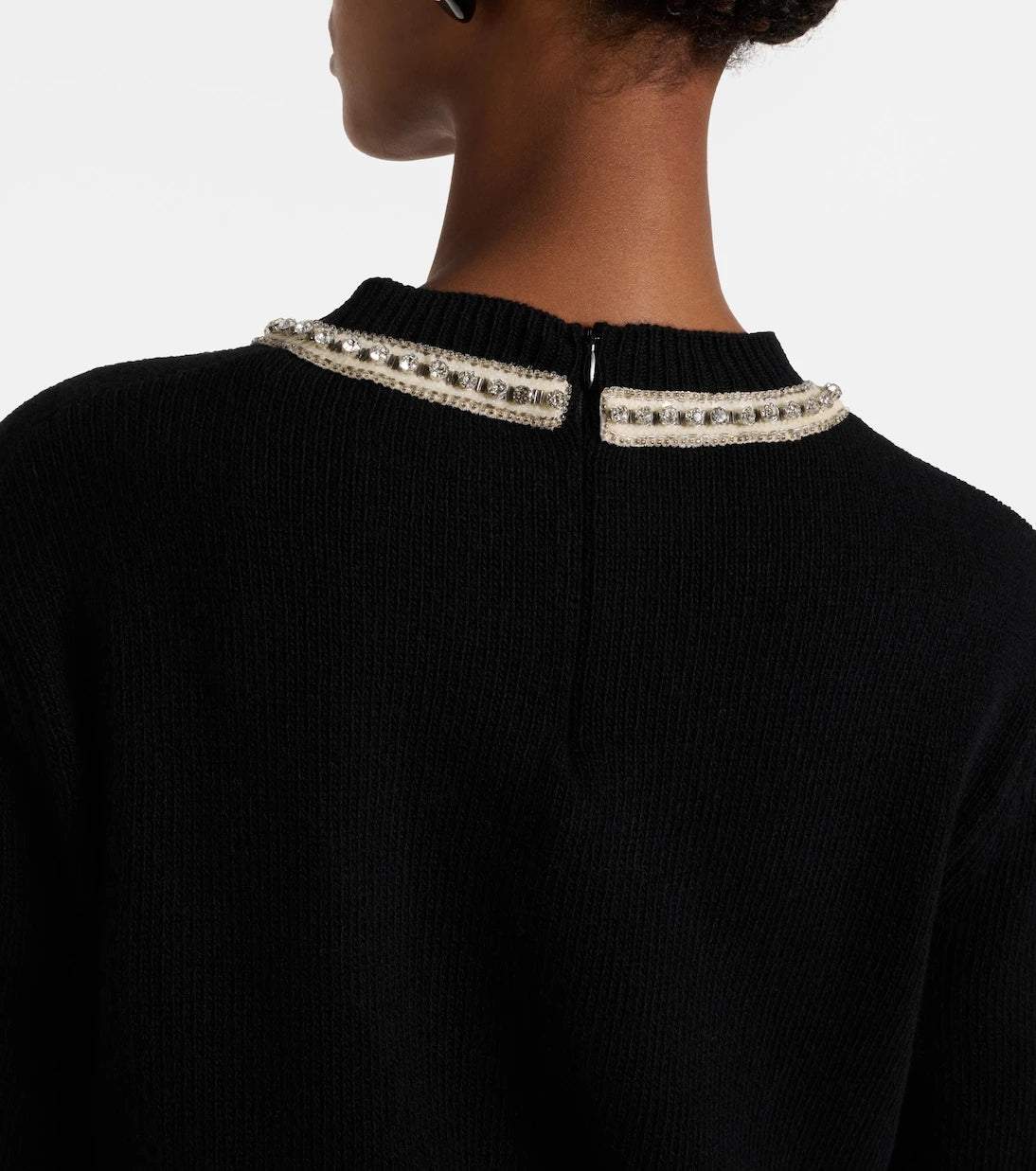 Valentino - Sequined virgin wool sweater