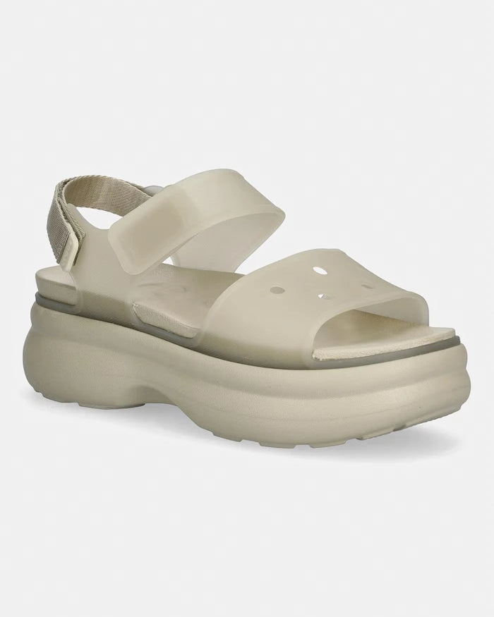 Crocs Kadın Platform Sandalet Soho Frosted Y Strap Sandal