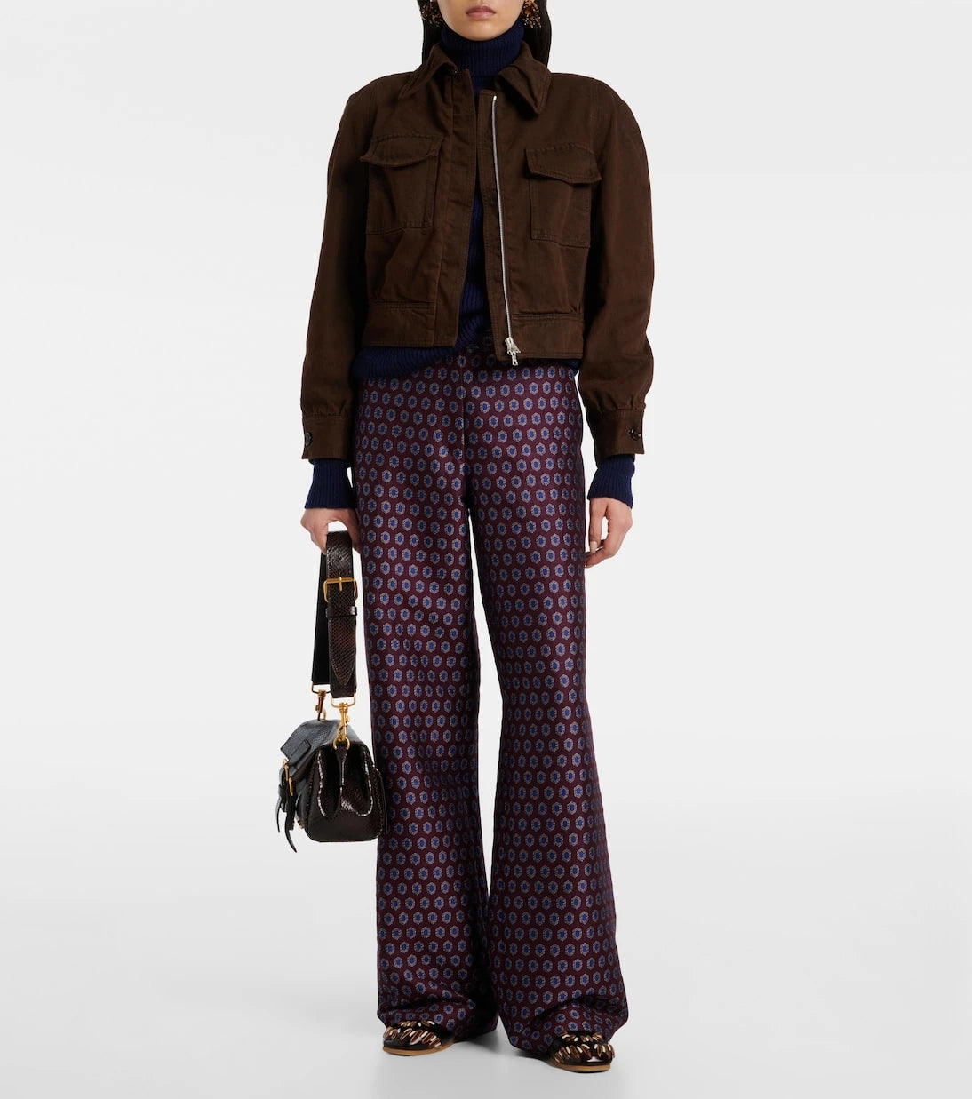 Dries Van Noten - Leather sneakers