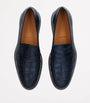 Magnanni Crocodile Pariaso Low-Top Loafers