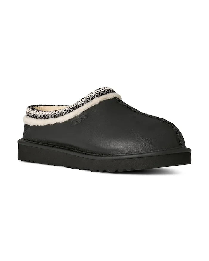 UGG Tasman Noir Deri Terlik