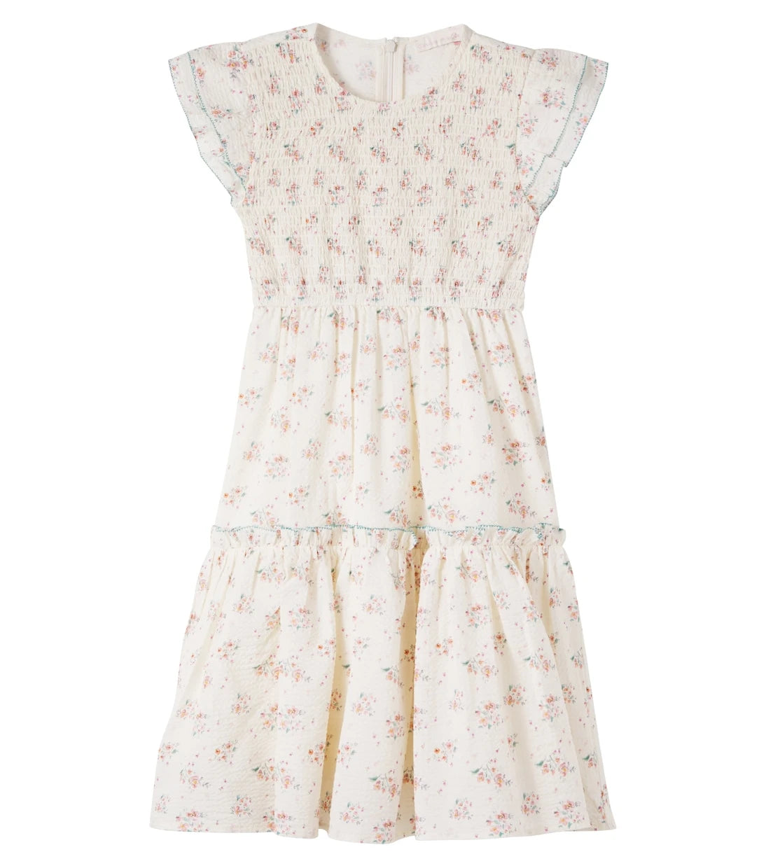 C'era Una Volta - Ester floral shirred cotton dress